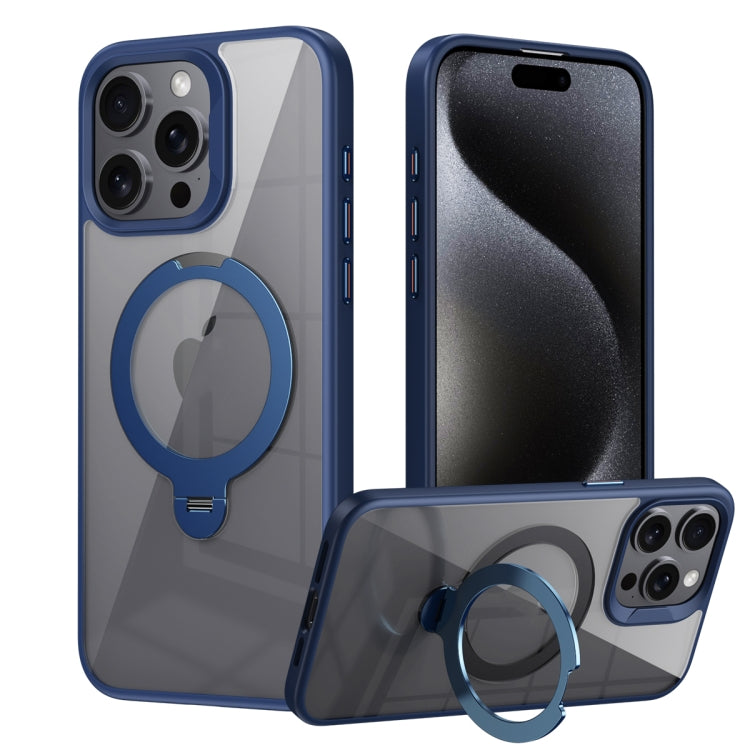 Transparent MagSafe Magnetic Rotating Ring Holder Phone Case, Series 1