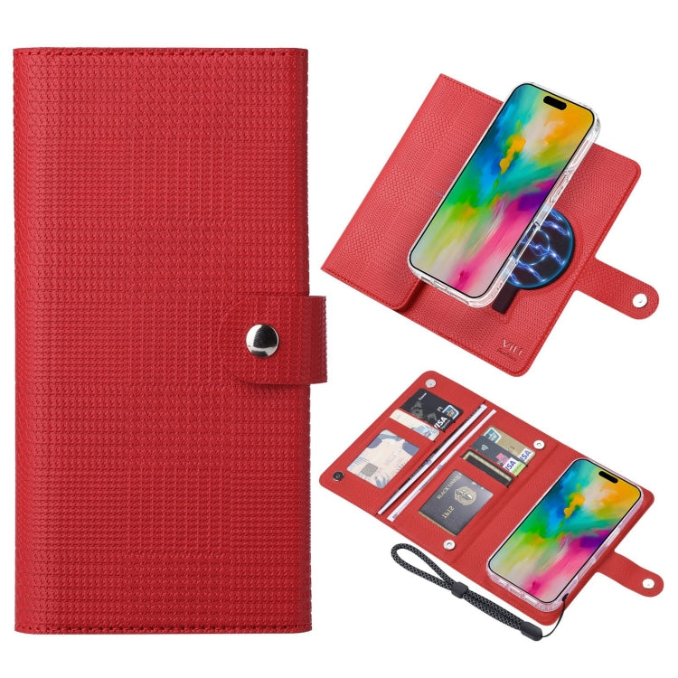 ViLi GHA-C Series RFID MagSafe Magnetic Flip Leather Phone Case, Series 1