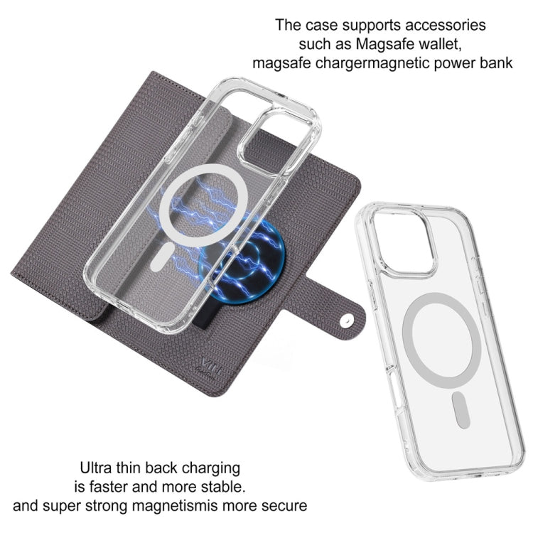 ViLi GHB-C Series RFID MagSafe Magnetic Flip Leather Phone Case, For iPhone 14 Plus, For iPhone 14, For iPhone 14 Pro, For iPhone 14 Pro Max