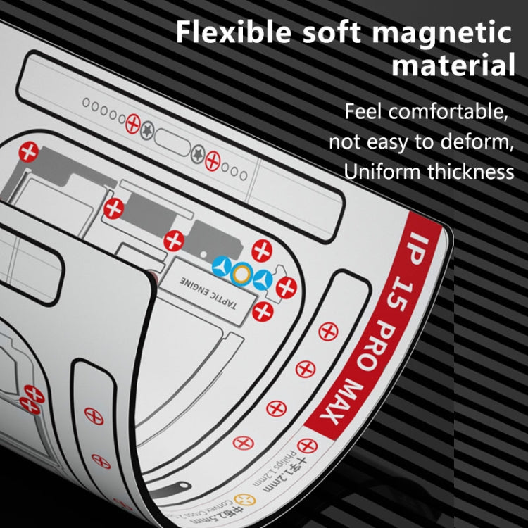 MaAnt Double-sided Screw Positioning Flexible Soft Magnetic Pad