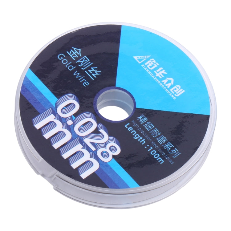 Curved LCD Screen Separation Diamond Wire, 0.028mm x 100m, 0.035mm x 100m, 0.02mm x 100m, 0.03mm x 100m, 0.04mm x 100m, 0.05mm x 100m