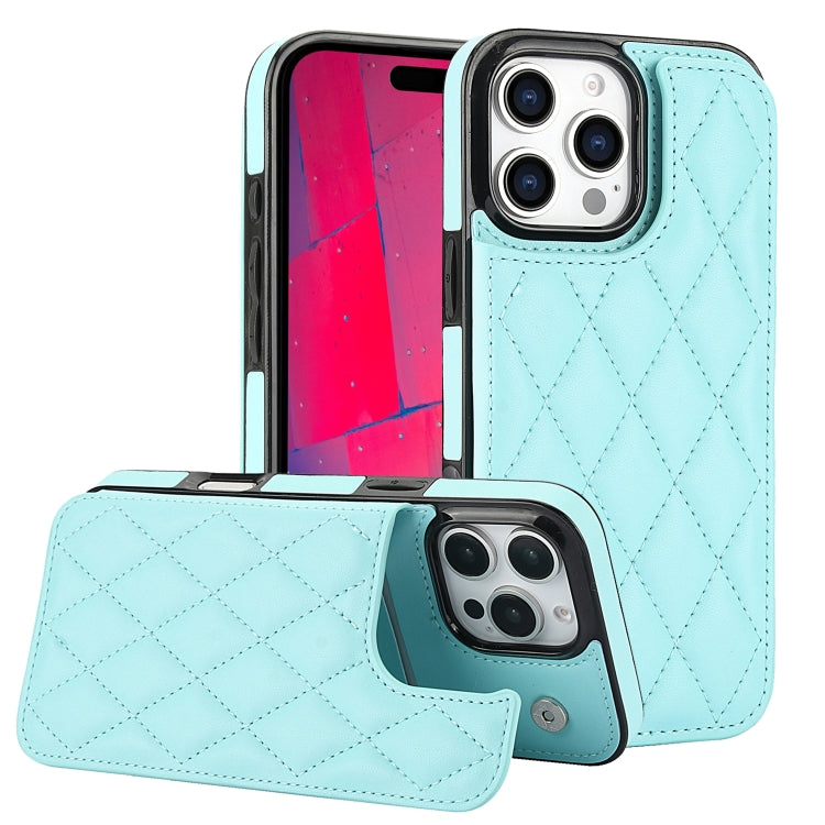 Double Buckle Rhombic PU Leather Phone Case, Series 1