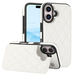 Double Buckle Rhombic PU Leather Phone Case, Series 1