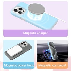 Jelly Liquid Silicone MagSafe Magnetic Phone Case, Series 1