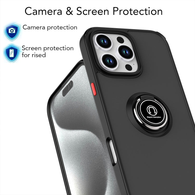 Q Shadow 1 Series TPU + PC Phone Case with Ring