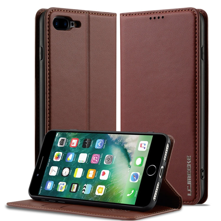 LC.IMEEKE L1 Series Frosted Fine Texture PU Phone Case, For iPhone XR, For iPhone XS Max, For iPhone 7 Plus / 8 Plus