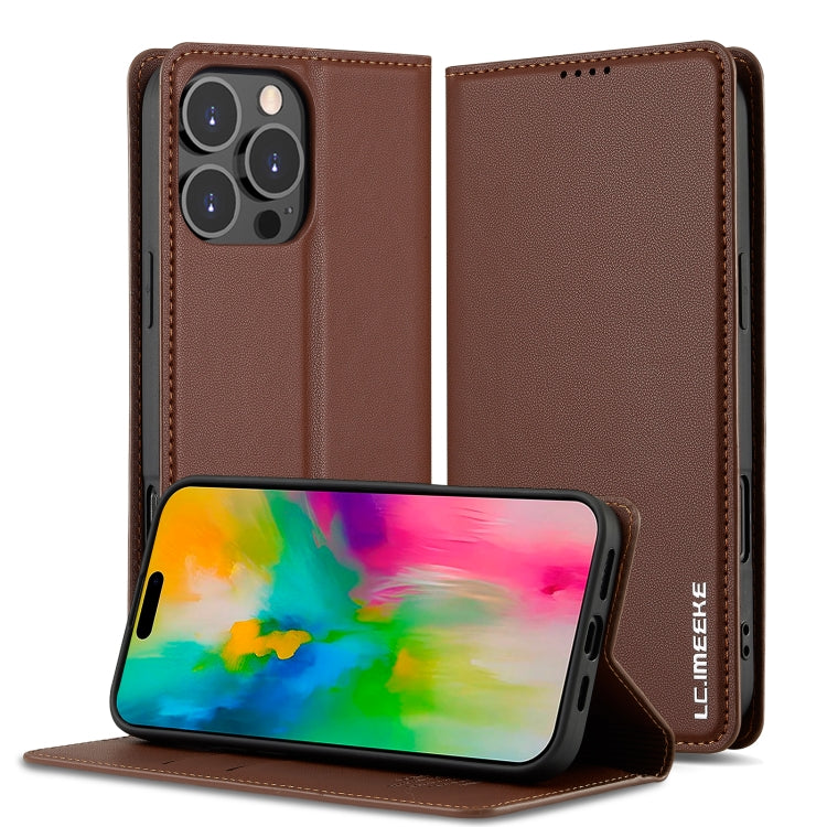 LC.IMEEKE L1 Series Frosted Fine Texture PU Phone Case, For iPhone 16e, For iPhone 16 Pro Max, For iPhone 16 Pro, For iPhone 16 Plus