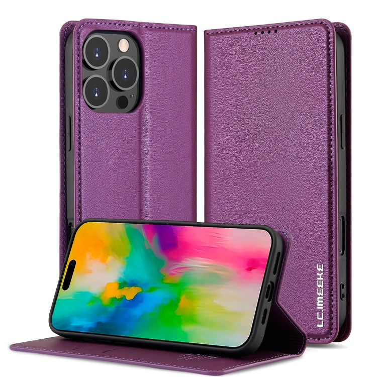 LC.IMEEKE L1 Series Frosted Fine Texture PU Phone Case, For iPhone 16e, For iPhone 16 Pro Max, For iPhone 16 Pro, For iPhone 16 Plus