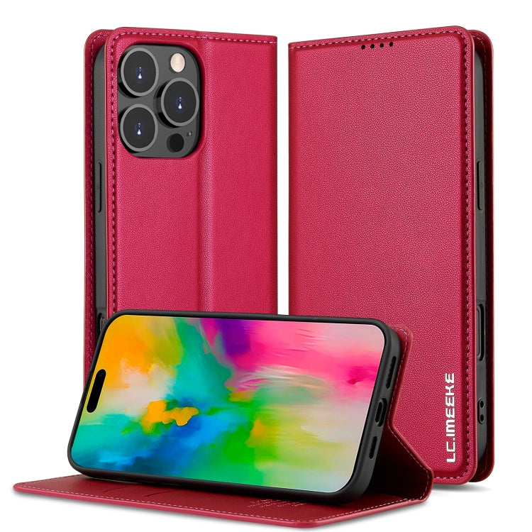 LC.IMEEKE L1 Series Frosted Fine Texture PU Phone Case, For iPhone 16e, For iPhone 16 Pro Max, For iPhone 16 Pro, For iPhone 16 Plus