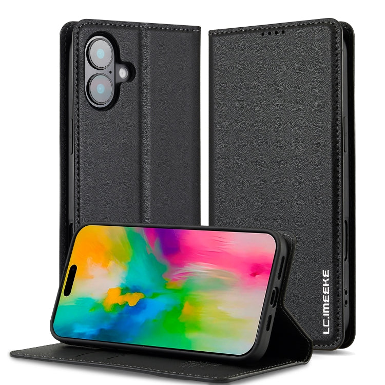 LC.IMEEKE L1 Series Frosted Fine Texture PU Phone Case, For iPhone 16e, For iPhone 16 Pro Max, For iPhone 16 Pro, For iPhone 16 Plus