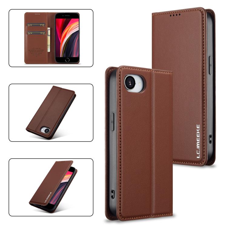 LC.IMEEKE L1 Series Frosted Fine Texture PU Phone Case, For iPhone 16e, For iPhone 16 Pro Max, For iPhone 16 Pro, For iPhone 16 Plus