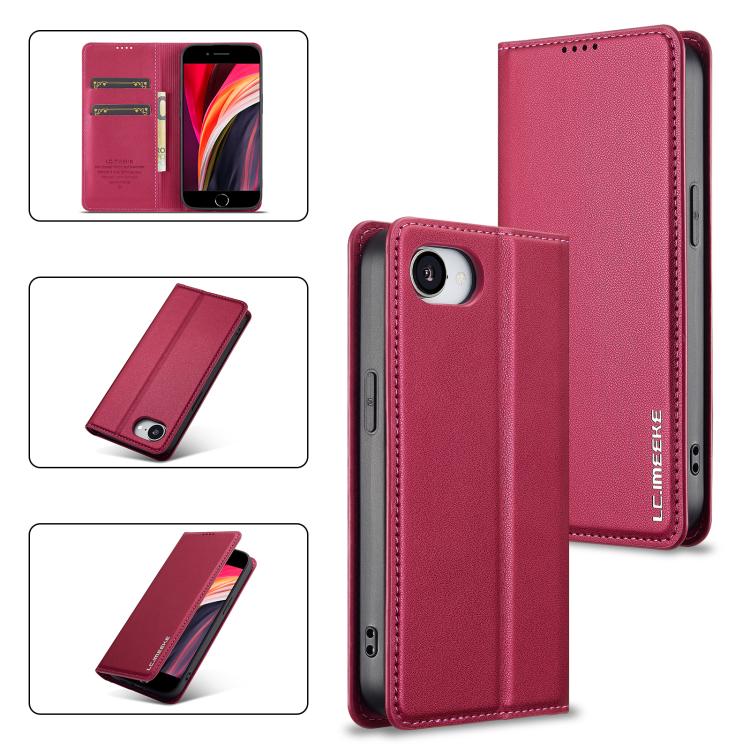 LC.IMEEKE L1 Series Frosted Fine Texture PU Phone Case, For iPhone 16e, For iPhone 16 Pro Max, For iPhone 16 Pro, For iPhone 16 Plus