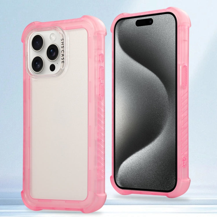 Transparent Matte TPU Hybrid PC 3-in-1 Phone Case, Series 1