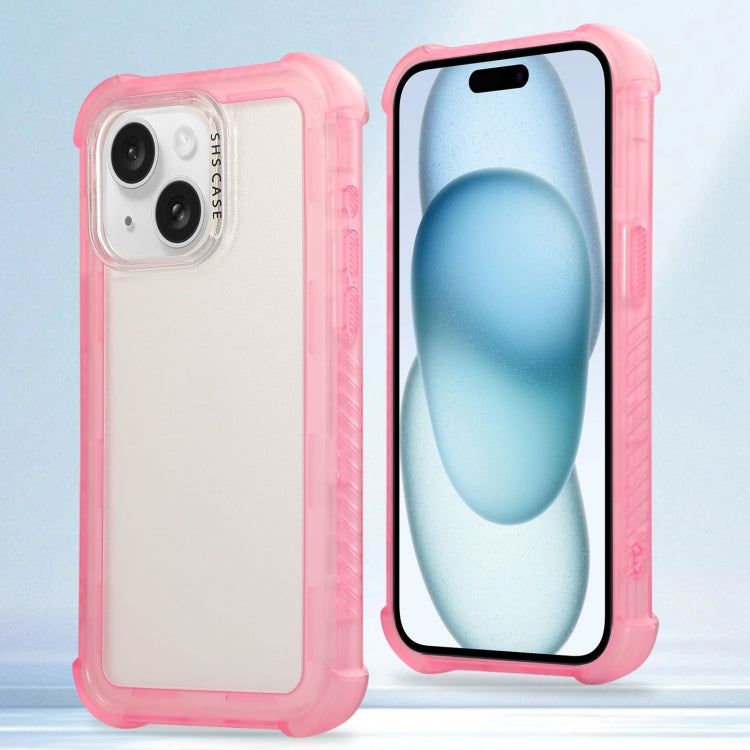 Transparent Matte TPU Hybrid PC 3-in-1 Phone Case, Series 1