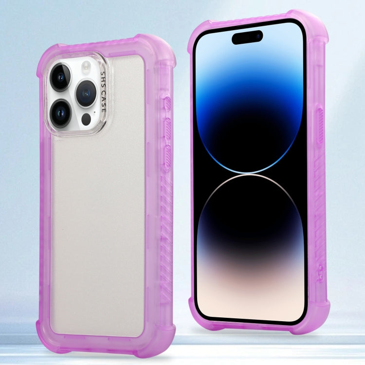 Transparent Matte TPU Hybrid PC 3-in-1 Phone Case, Series 1