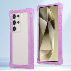 Transparent Matte TPU Hybrid PC 3-in-1 Phone Case