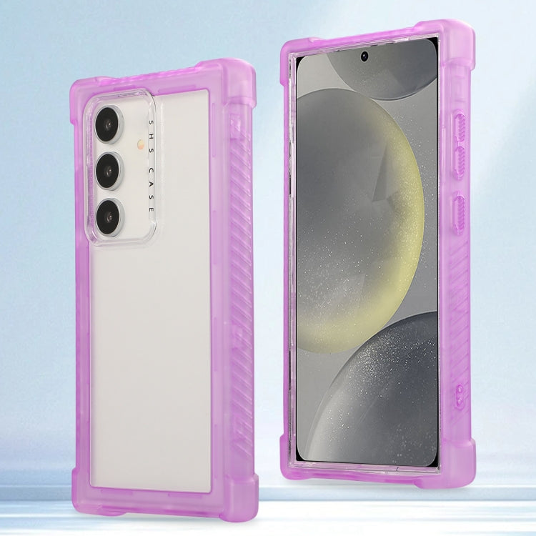 Transparent Matte TPU Hybrid PC 3-in-1 Phone Case