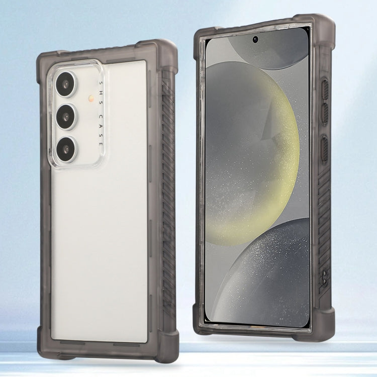 Transparent Matte TPU Hybrid PC 3-in-1 Phone Case