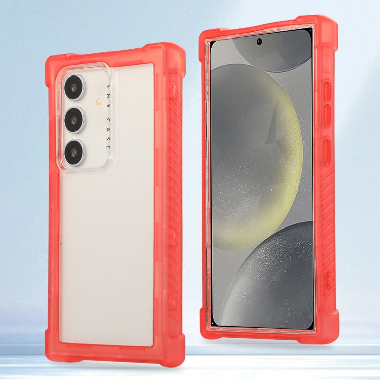 Transparent Matte TPU Hybrid PC 3-in-1 Phone Case