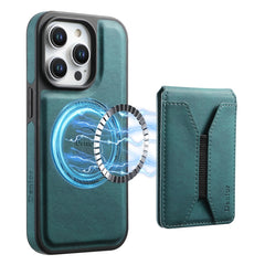 Denior D17 Skin Feel MagSafe Detachable Card Slot Phone Case, For iPhone 16 Pro Max, For iPhone 16 Pro, For iPhone 16 Plus, For iPhone 16, For iPhone 15 Pro Max, For iPhone 15 Pro, For iPhone 15 Plus / 14 Plus, For iPhone 15