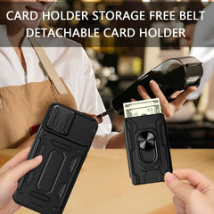 Sliding Camshield TPU+PC Phone Case with Card Slot, Series 1