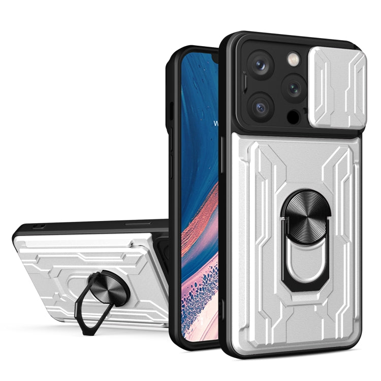 Sliding Camshield TPU+PC Phone Case with Card Slot, Series 1