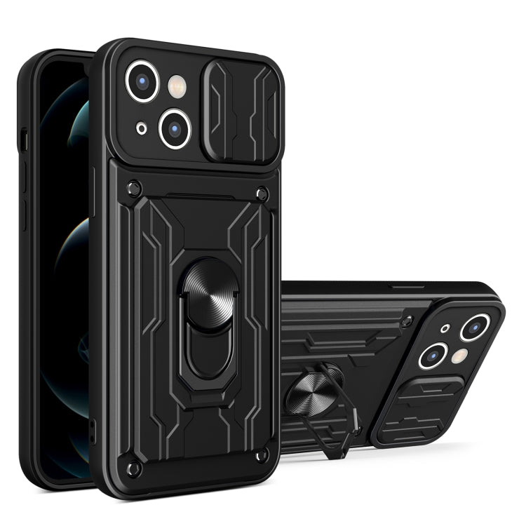 Sliding Camshield TPU+PC Phone Case with Card Slot, Series 1