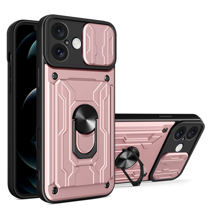 Sliding Camshield TPU+PC Phone Case with Card Slot, Series 1