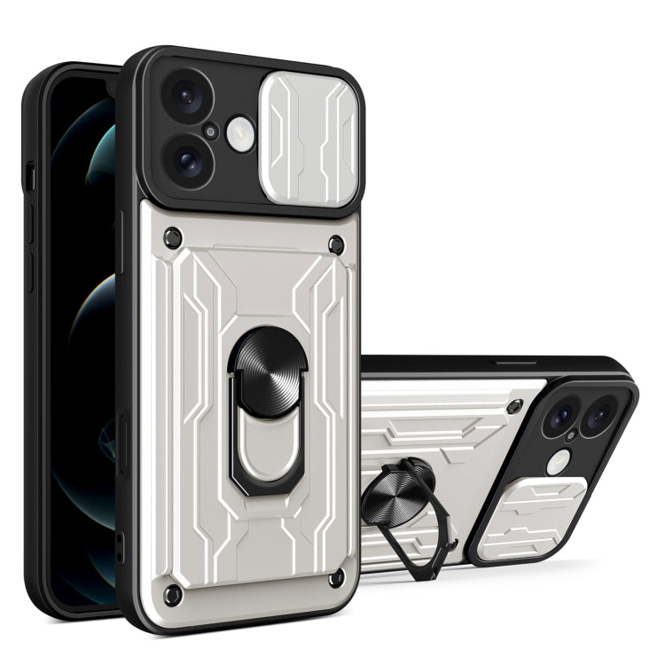 Sliding Camshield TPU+PC Phone Case with Card Slot, Series 1