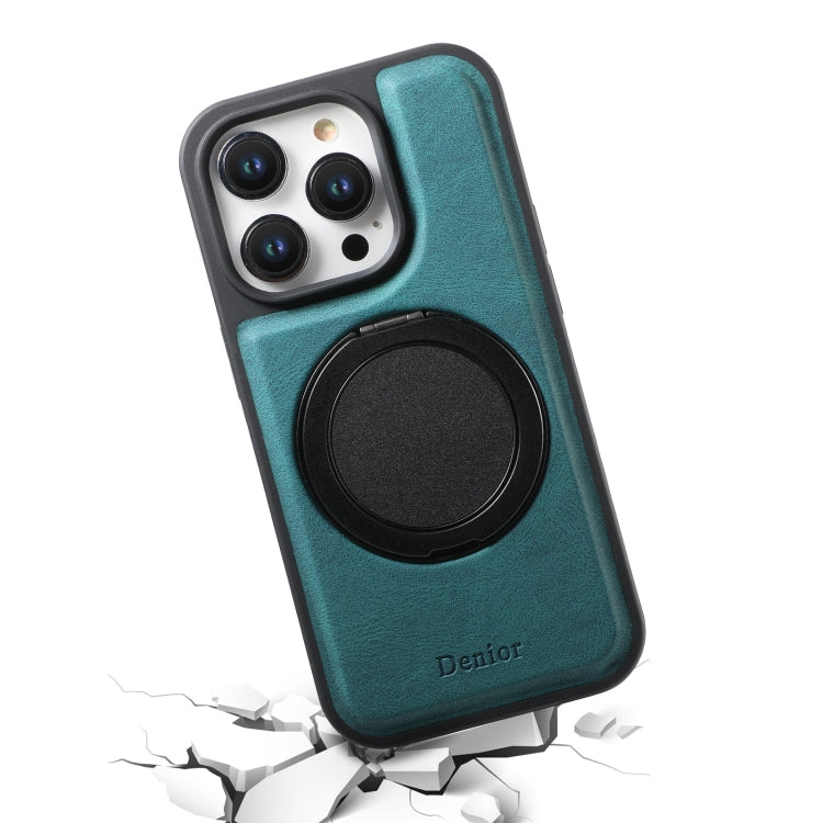 Denior A14 Skin Feel Rotating Holder MagSafe Phone Case, For iPhone 14 / 13, For iPhone 14 Pro, For iPhone 14 Pro Max, For iPhone 13 Pro Max, For iPhone 13 Pro, For iPhone 12 / 12 Pro, For iPhone 12 Pro Max