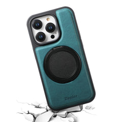 Denior A14 Skin Feel Rotating Holder MagSafe Phone Case, For iPhone 14 / 13, For iPhone 14 Pro, For iPhone 14 Pro Max, For iPhone 13 Pro Max, For iPhone 13 Pro, For iPhone 12 / 12 Pro, For iPhone 12 Pro Max