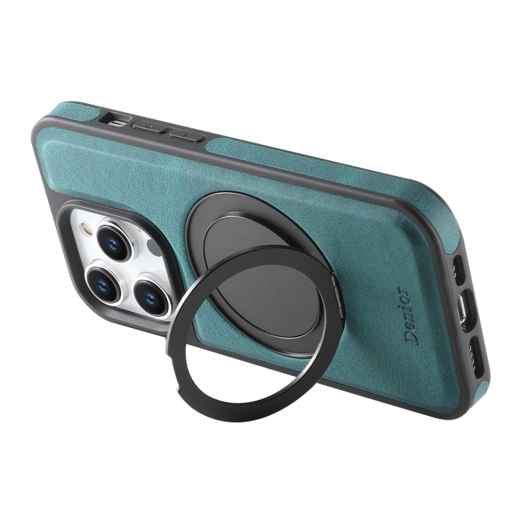 Denior A14 Skin Feel Rotating Holder MagSafe Phone Case, For iPhone 14 / 13, For iPhone 14 Pro, For iPhone 14 Pro Max, For iPhone 13 Pro Max, For iPhone 13 Pro, For iPhone 12 / 12 Pro, For iPhone 12 Pro Max