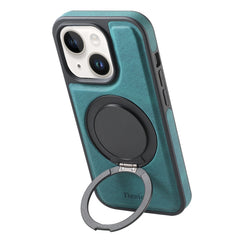 Denior A14 Skin Feel Rotating Holder MagSafe Phone Case, For iPhone 14 / 13, For iPhone 14 Pro, For iPhone 14 Pro Max, For iPhone 13 Pro Max, For iPhone 13 Pro, For iPhone 12 / 12 Pro, For iPhone 12 Pro Max