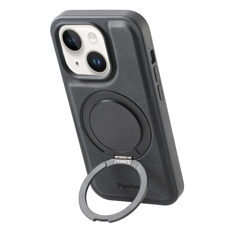 Denior A14 Skin Feel Rotating Holder MagSafe Phone Case, For iPhone 14 / 13, For iPhone 14 Pro, For iPhone 14 Pro Max, For iPhone 13 Pro Max, For iPhone 13 Pro, For iPhone 12 / 12 Pro, For iPhone 12 Pro Max