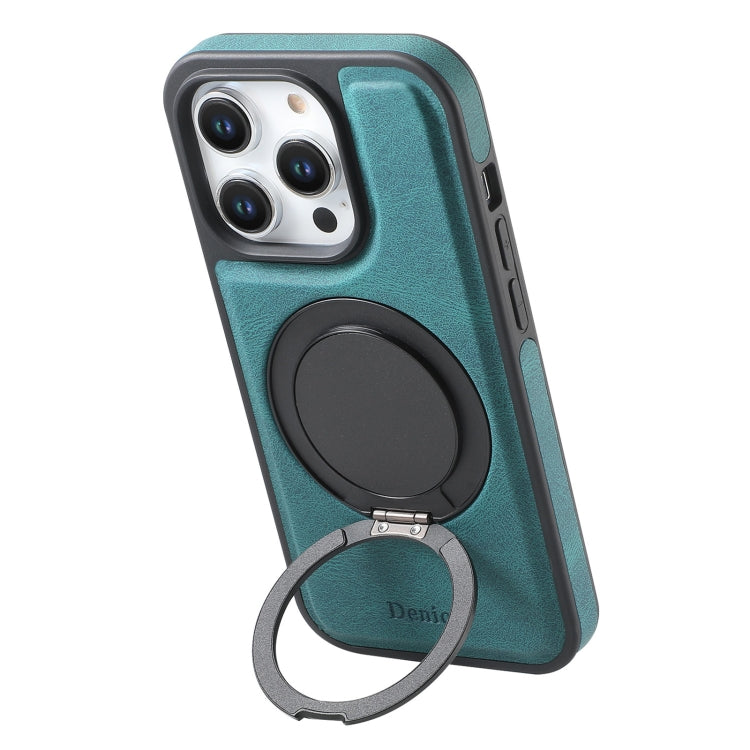 Denior A14 Skin Feel Rotating Holder MagSafe Phone Case, For iPhone 14 / 13, For iPhone 14 Pro, For iPhone 14 Pro Max, For iPhone 13 Pro Max, For iPhone 13 Pro, For iPhone 12 / 12 Pro, For iPhone 12 Pro Max