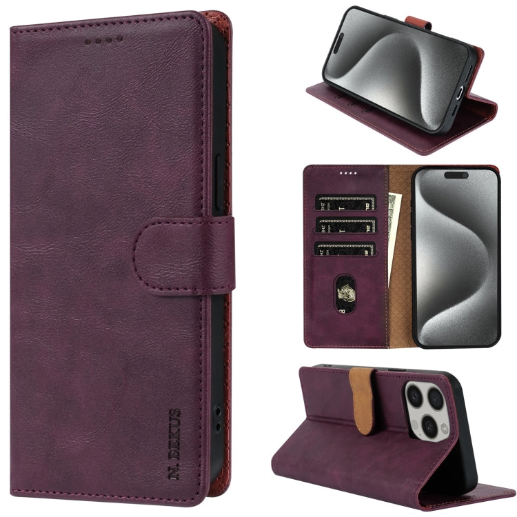 N.BEKUS CSJ-P1 Solid Color Leather Phone Case, Series 1