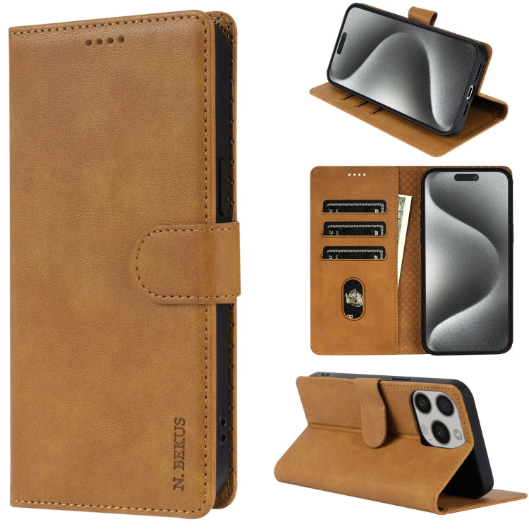 N.BEKUS CSJ-P1 Solid Color Leather Phone Case, Series 1