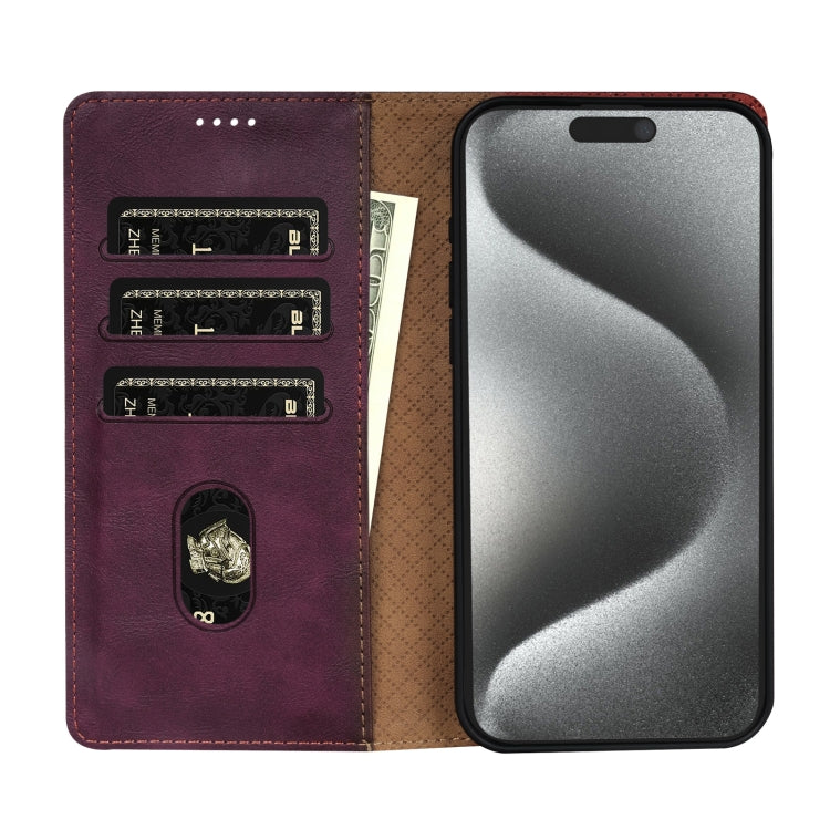 N.BEKUS CSJ-P1 Solid Color Leather Phone Case, Series 1