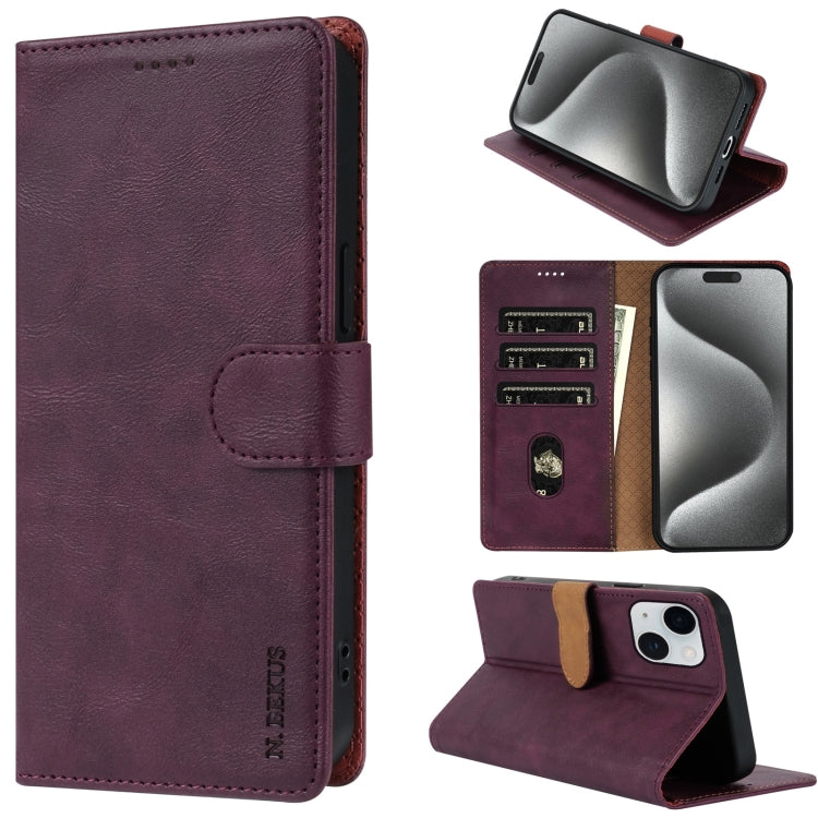 N.BEKUS CSJ-P1 Solid Color Leather Phone Case, Series 1