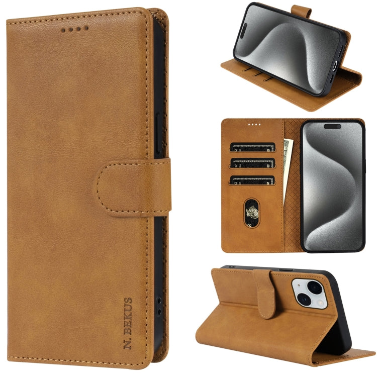 N.BEKUS CSJ-P1 Solid Color Leather Phone Case, Series 1