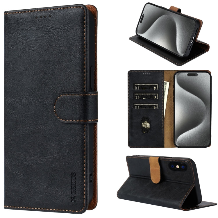 N.BEKUS CSJ-P1 Solid Color Leather Phone Case, Series 1