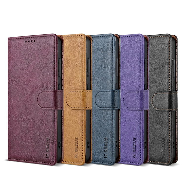 N.BEKUS CSJ-P1 Solid Color Leather Phone Case, Series 1