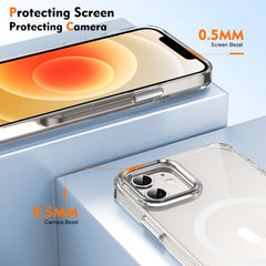 Ice Feel HD Transparent MagSafe PC Full Coverage Phone Case, Series 1