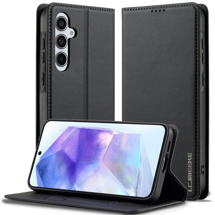 LC.IMEEKE L1 Series Frosted Fine Texture PU Phone Case, For Samsung Galaxy S25 Edge 5G, For Samsung Galaxy S25 5G, For Samsung Galaxy S25+ 5G, For Samsung Galaxy S25 Ultra 5G