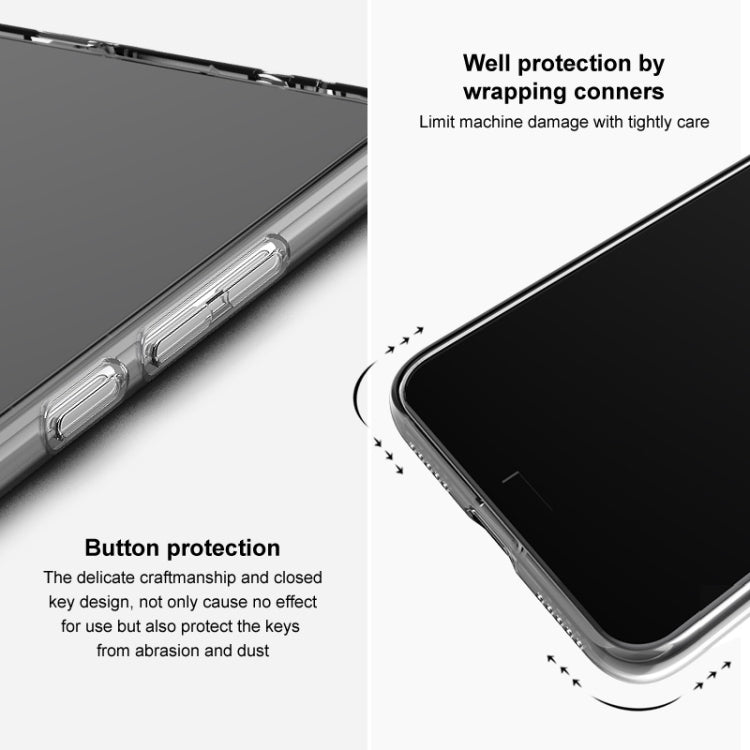 IMAK UX-5 Series Transparent TPU Phone Case, For iPhone 16 Pro Max, For iPhone 16 Pro, For iPhone 16