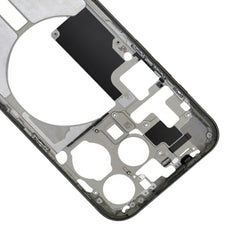 For iPhone 15 Pro Middle Frame Bezel Plate with Side Keys + Card Tray