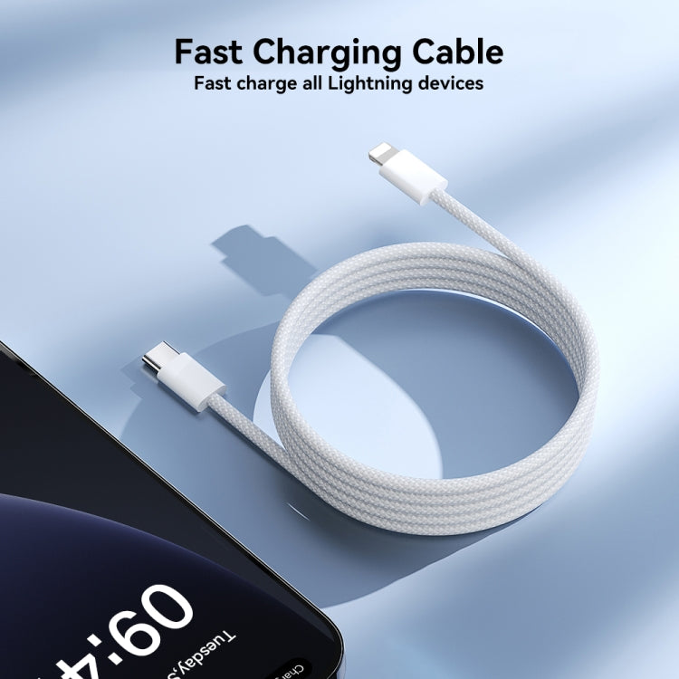 JOYROOM S-A45 30W USB-C / Type-C to 8 Pin Fast Charge Data Cable, Length: 1m