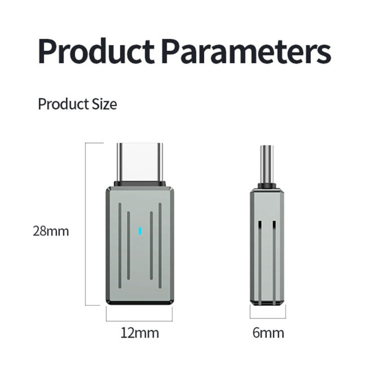 Zinc Alloy PD Adapter, Support Fast Charging / Data Transmission