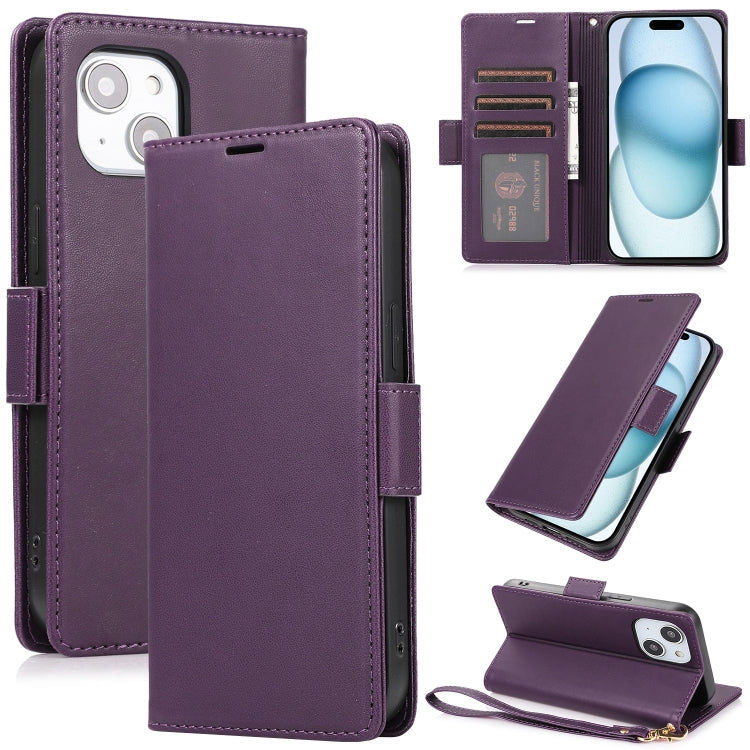 Side Buckle RFID Anti-theft Leather Phone Case, Series 1