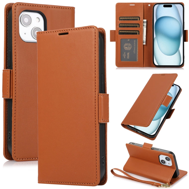 Side Buckle RFID Anti-theft Leather Phone Case, Series 1